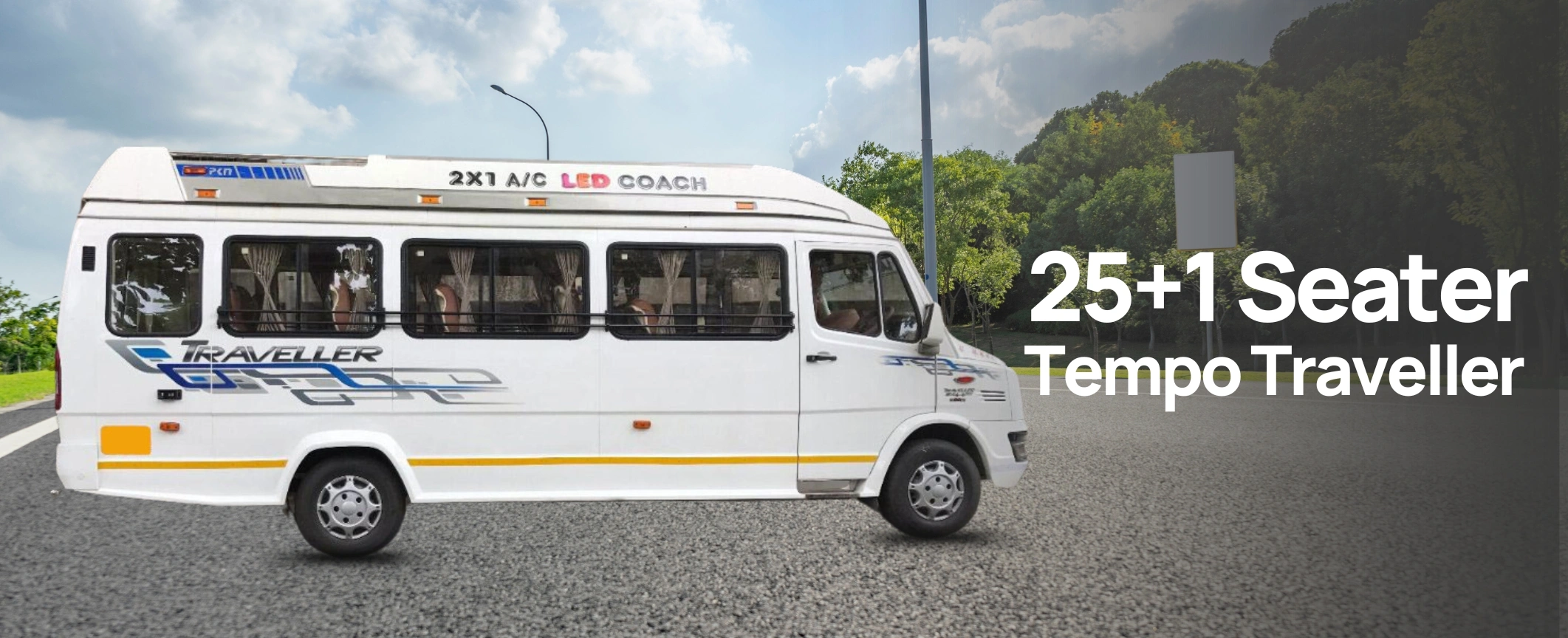 25+1 Seater Tempo Traveller